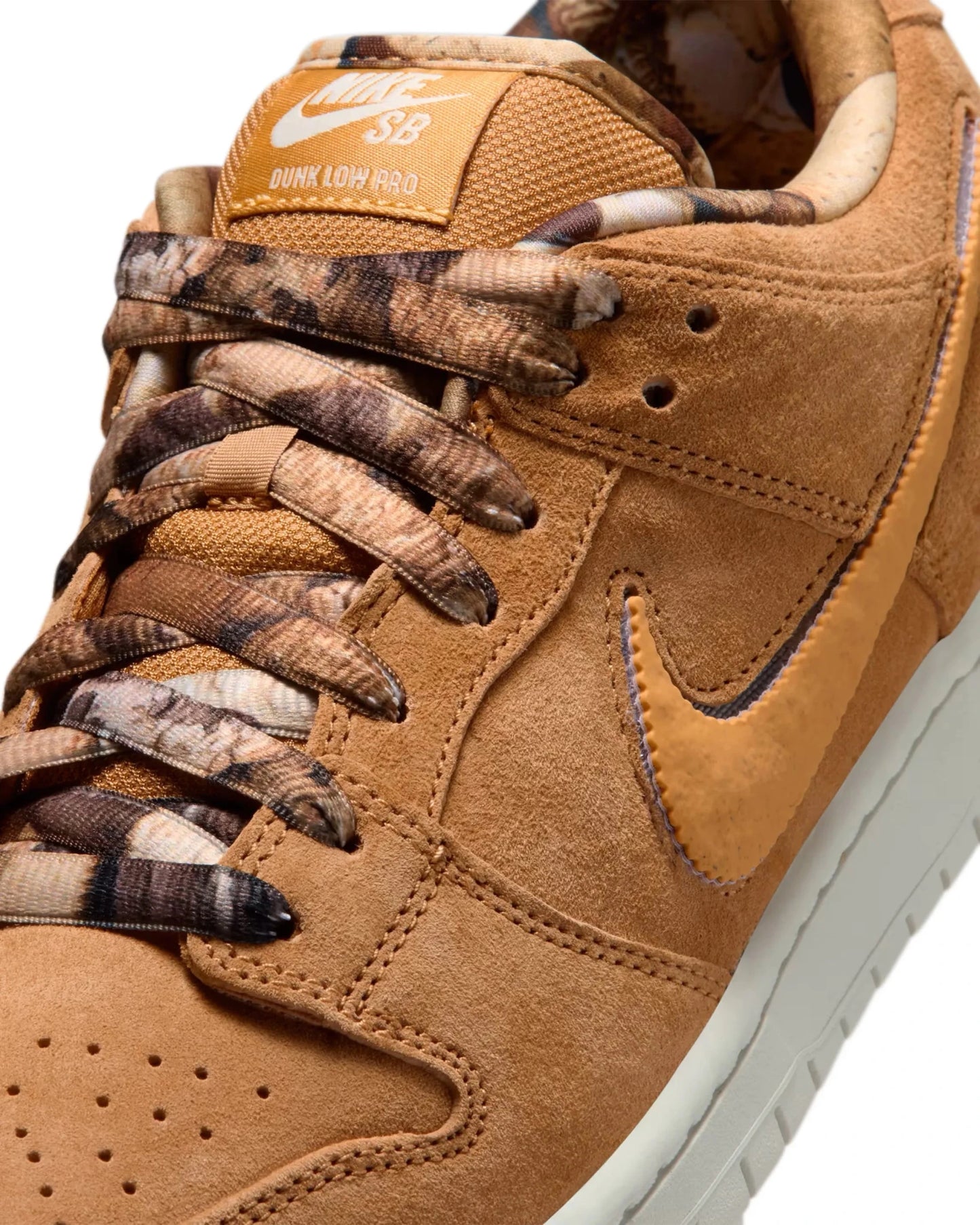 Nike SB Dunk Low Pro Note, flax/honeycomb - summit white - sail - Tiki Room Skateboards - 3