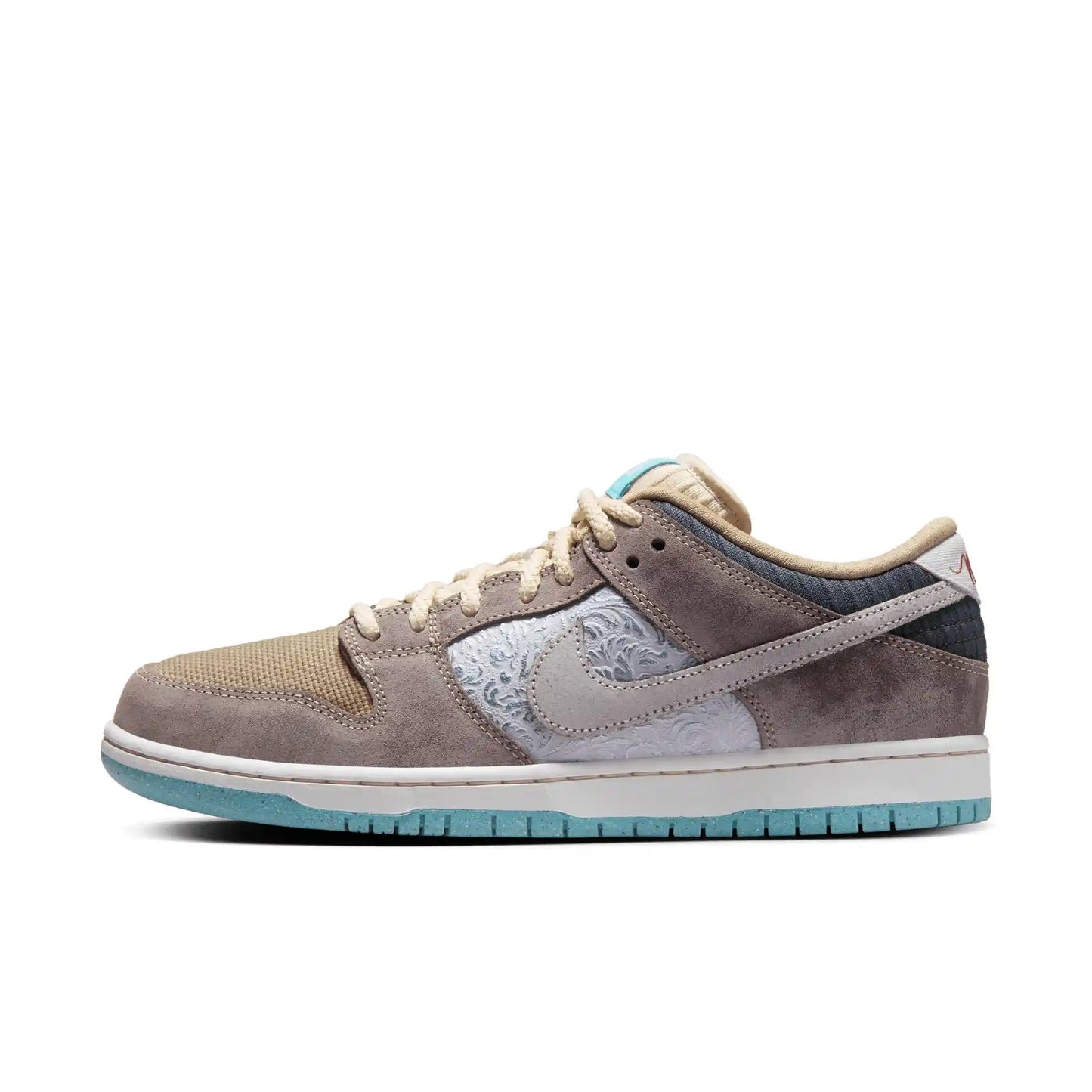 Nike SB Dunk Low Pro Premium, baroque brown/summit white - sanddrift - Tiki Room Skateboards - 7