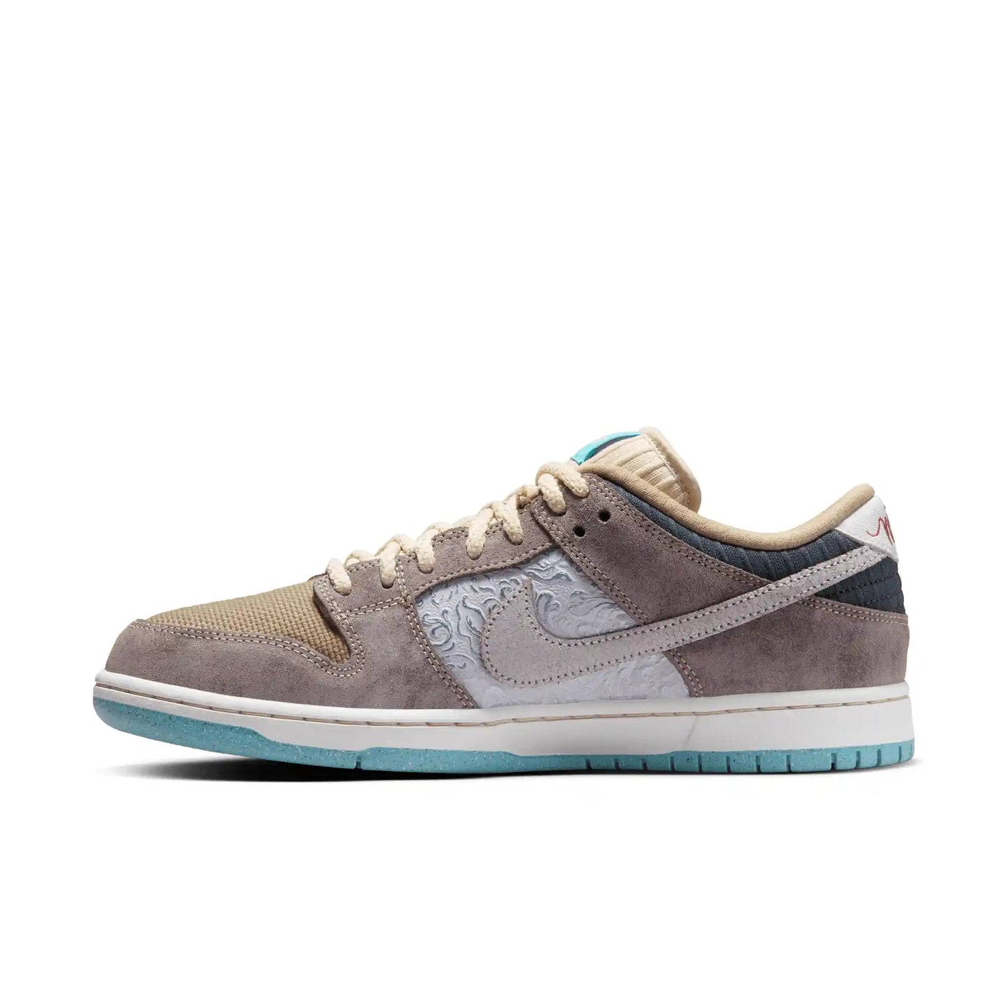 Nike SB Dunk Low Pro Premium, baroque brown/summit white - sanddrift - Tiki Room Skateboards - 8