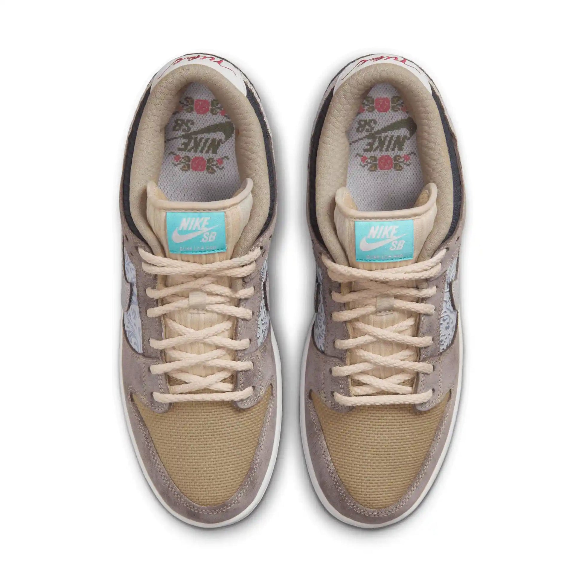 Nike SB Dunk Low Pro Premium, baroque brown/summit white - sanddrift - Tiki Room Skateboards - 5