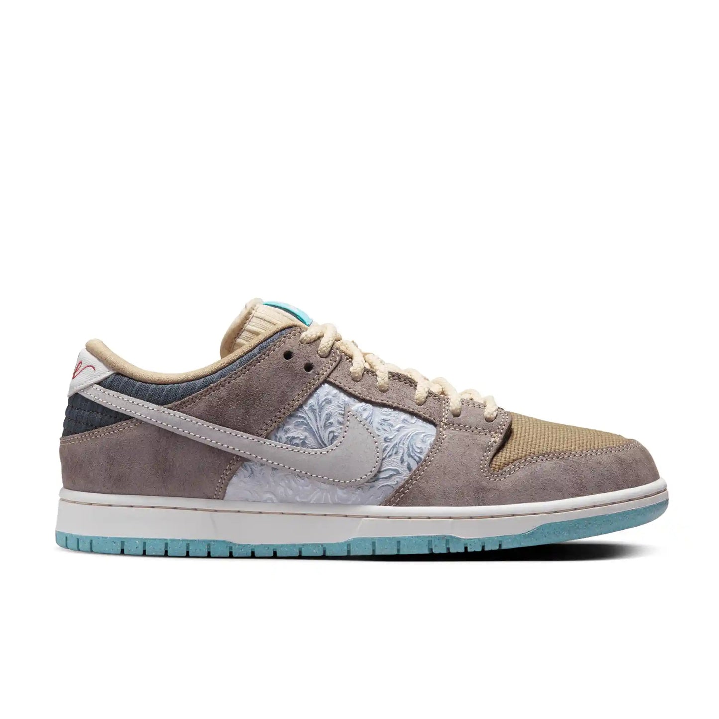 Nike SB Dunk Low Pro Premium, baroque brown/summit white - sanddrift - Tiki Room Skateboards - 1