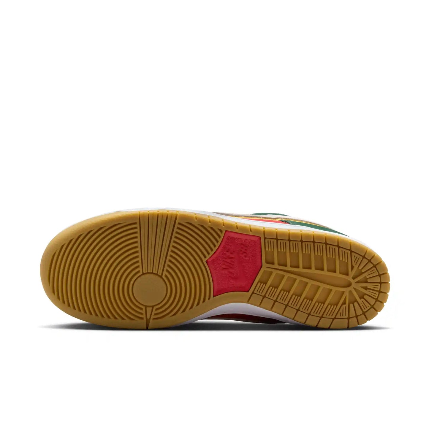 Nike SB Dunk Low Pro Premium, fir/white - university gold - fire red - Tiki Room Skateboards - 6