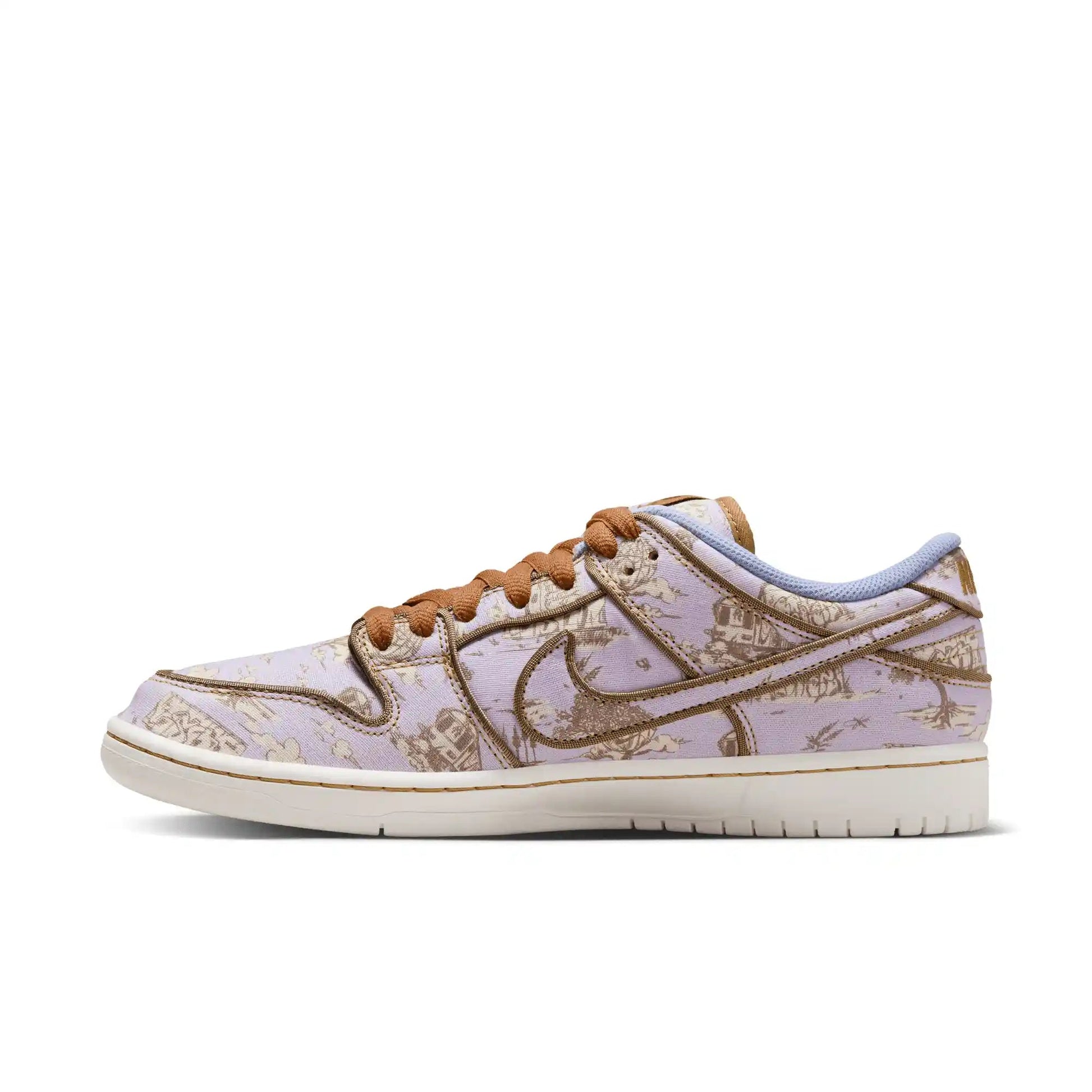 Nike SB Dunk Low Pro Premium, football grey/coconut milk - khaki - Tiki Room Skateboards - 7