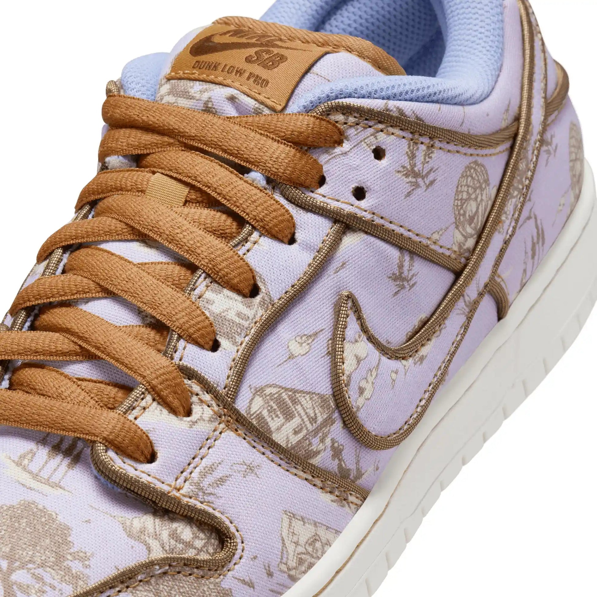 Nike SB Dunk Low Pro Premium, football grey/coconut milk - khaki - Tiki Room Skateboards - 3