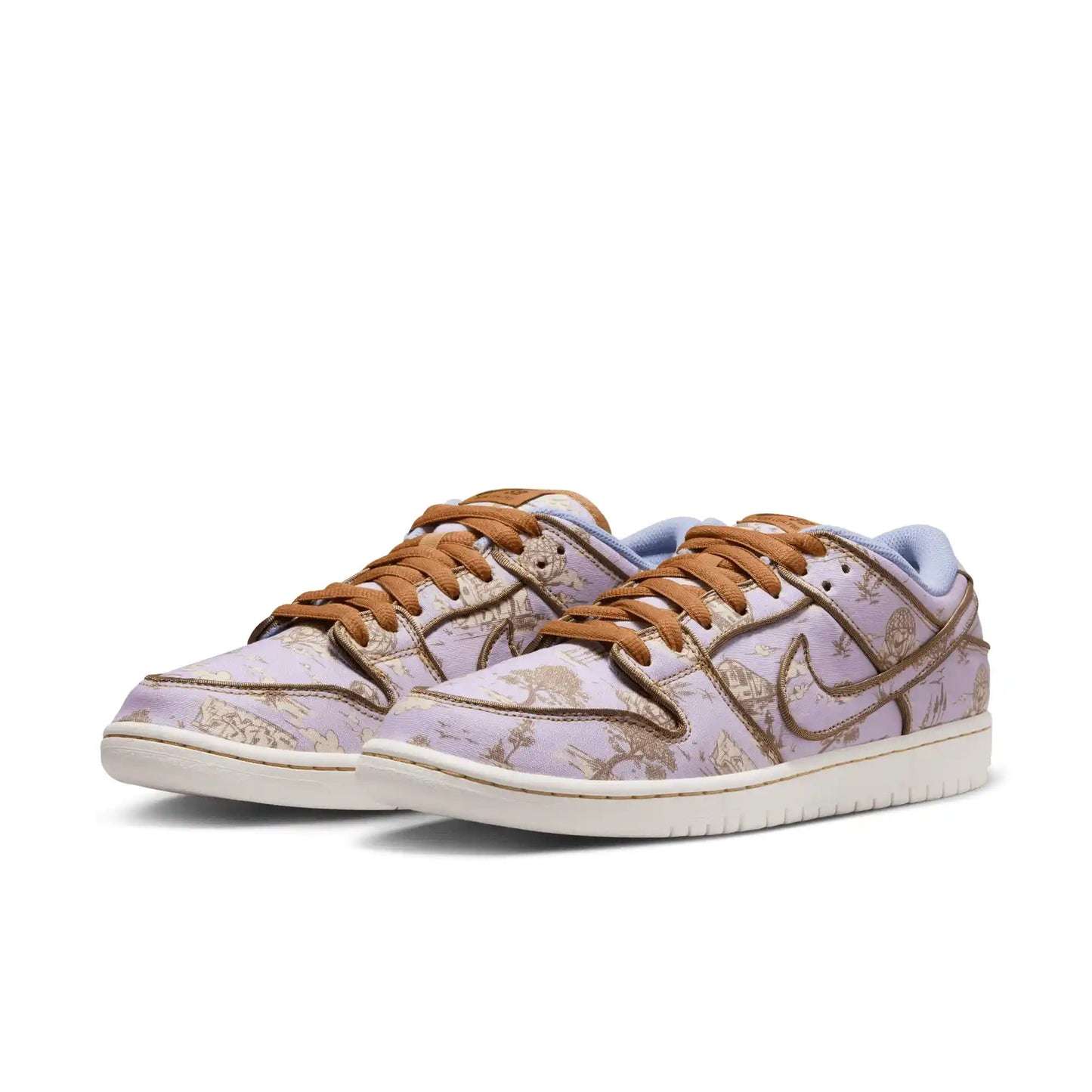 Nike SB Dunk Low Pro Premium, football grey/coconut milk - khaki - Tiki Room Skateboards - 2