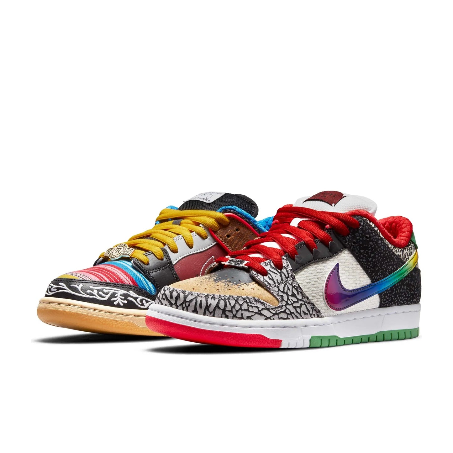 Nike SB Dunk Low Pro QS What the Paul, sport red/black - varsity maize - volt - Tiki Room Skateboards - 1