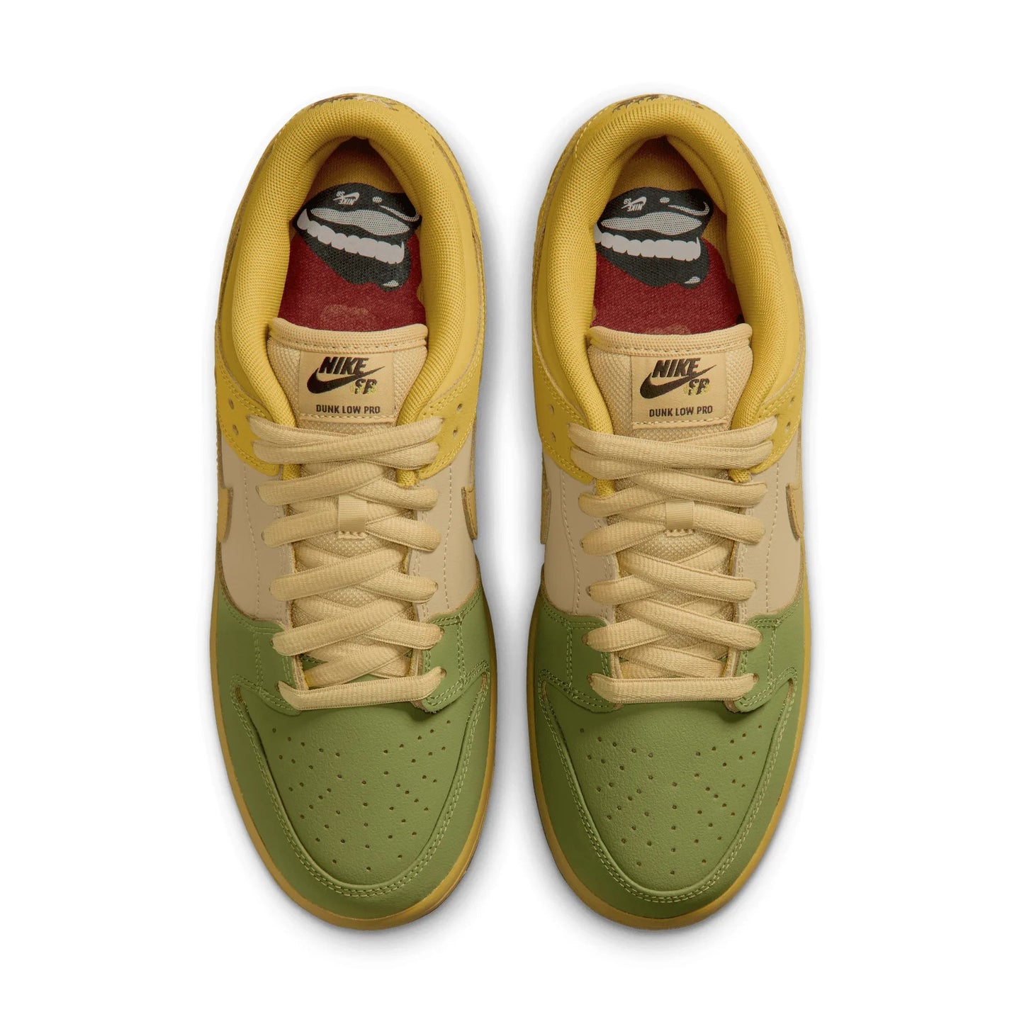 Nike SB Dunk Low Pro, saffron quartz/saffron quartz-pear - Tiki Room Skateboards - 8