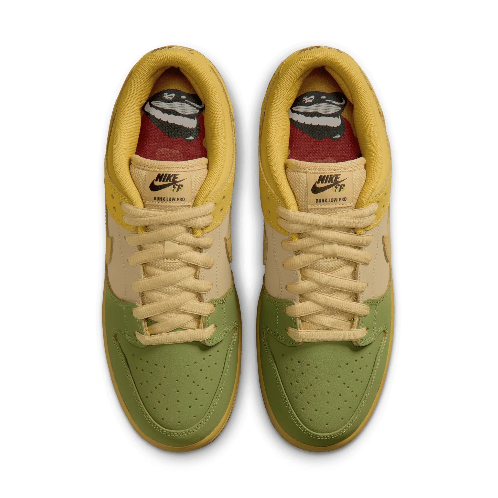Nike SB Dunk Low Pro, saffron quartz/saffron quartz-pear - Tiki Room Skateboards - 8