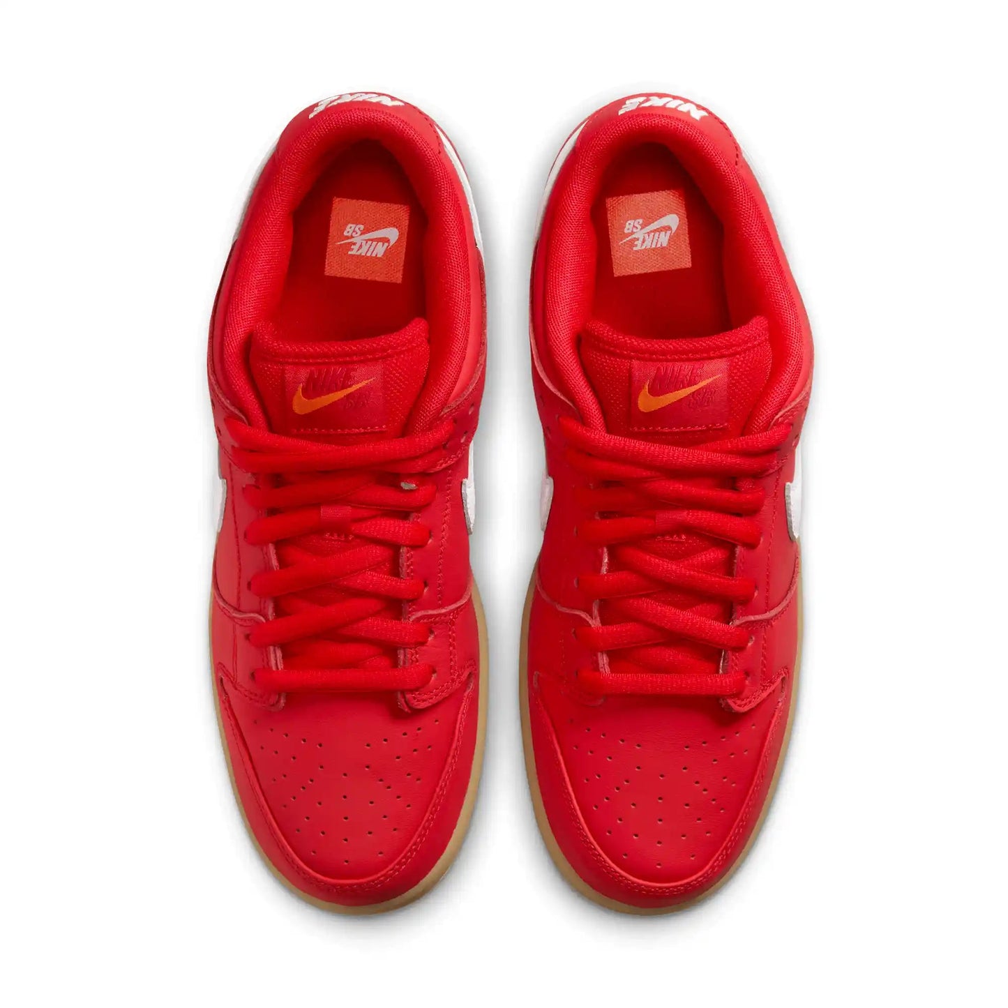 Nike SB Dunk Low Pro, university red/white-university red - Tiki Room Skateboards - 4