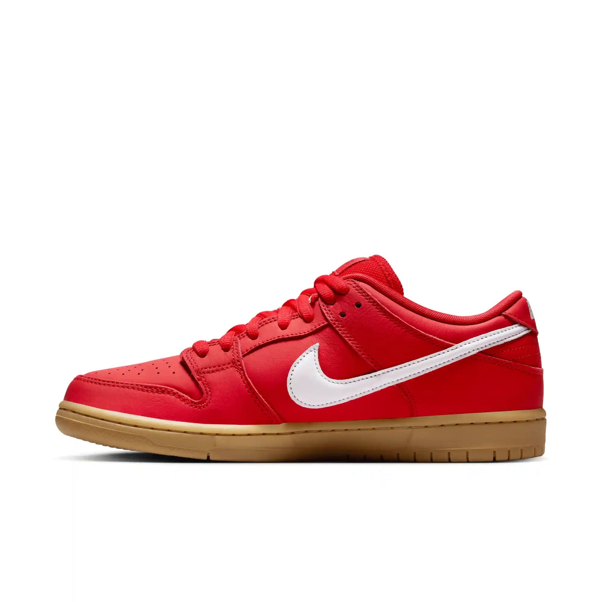 Nike SB Dunk Low Pro, university red/white-university red - Tiki Room Skateboards - 9