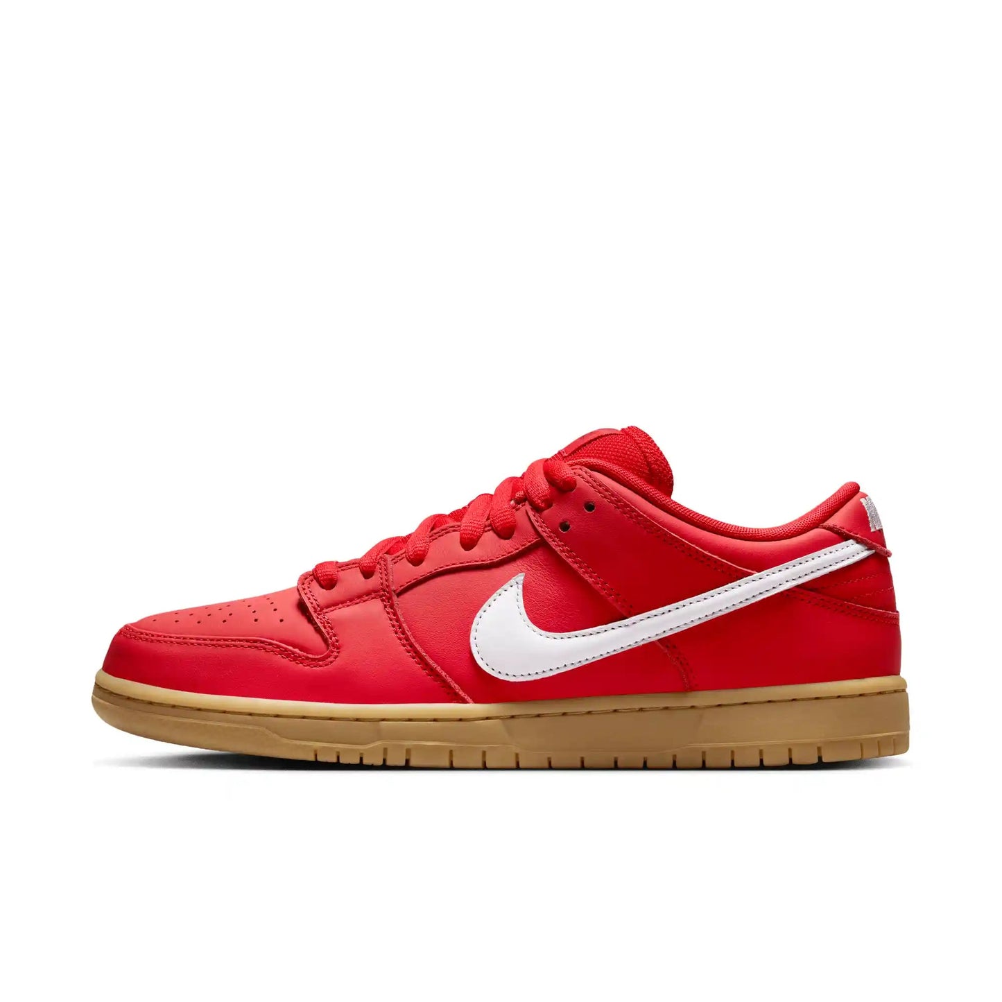 Nike SB Dunk Low Pro, university red/white-university red - Tiki Room Skateboards - 8