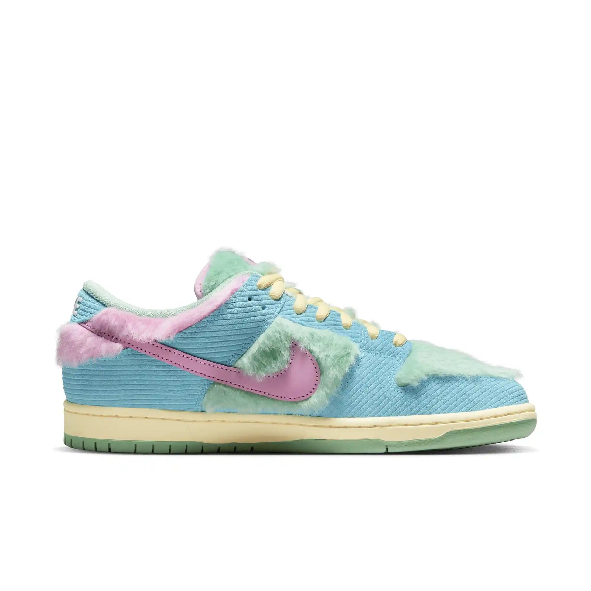 Nike SB Dunk Low Pro Verdy, blue gaze/arctic pink - bicycle yellow - Tiki Room Skateboards - 11