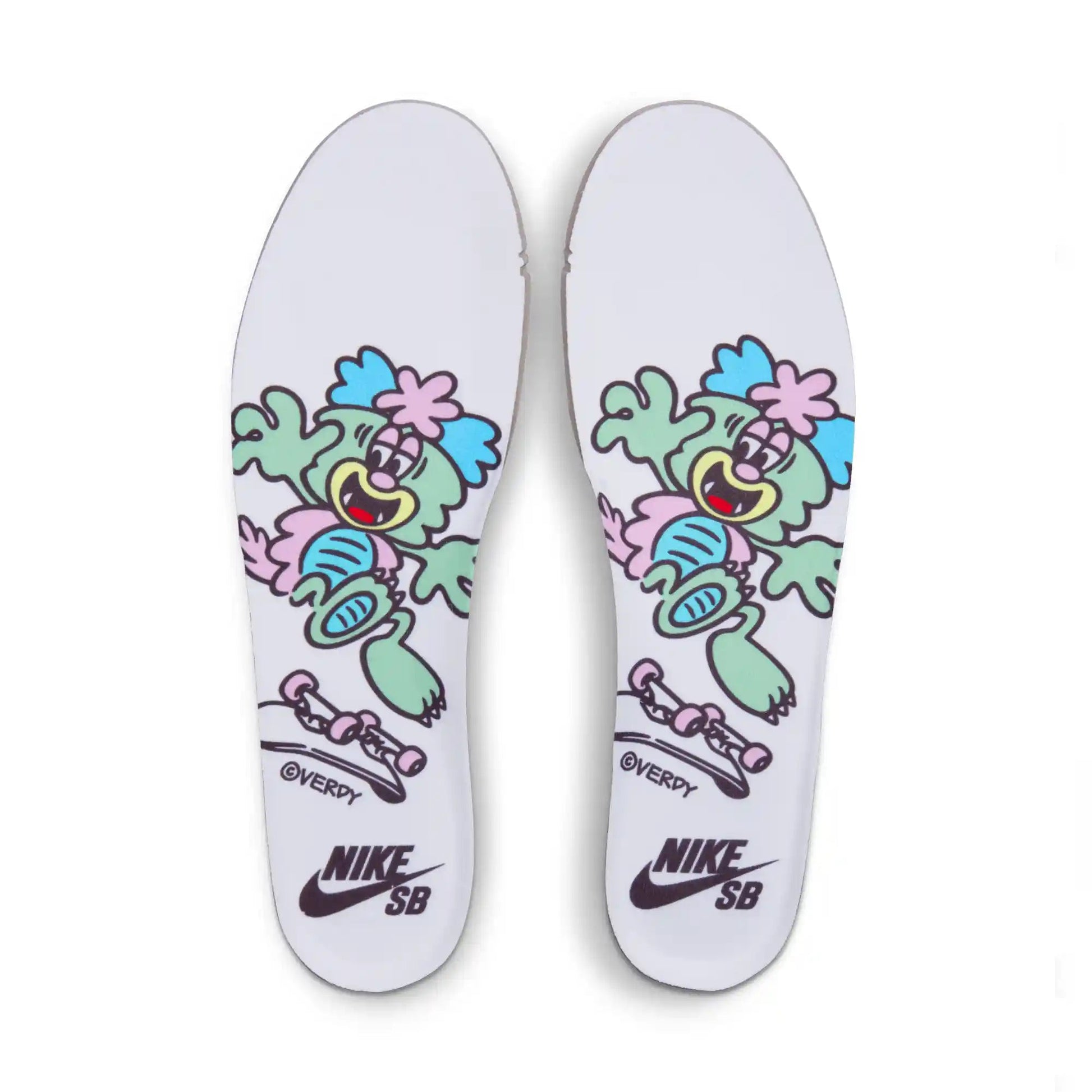 Nike SB Dunk Low Pro Verdy, blue gaze/arctic pink - bicycle yellow - Tiki Room Skateboards - 8
