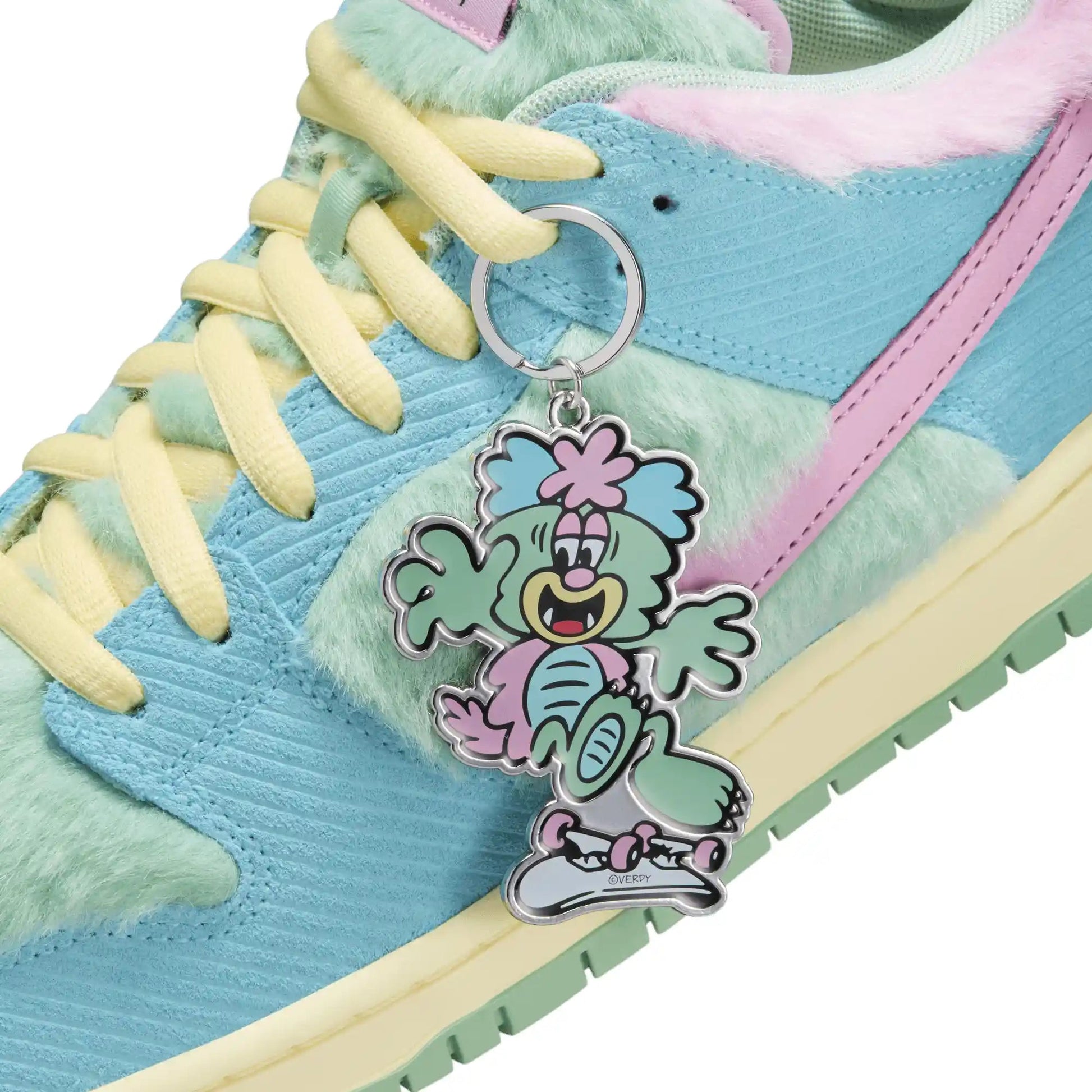 Nike SB Dunk Low Pro Verdy, blue gaze/arctic pink - bicycle yellow - Tiki Room Skateboards - 3