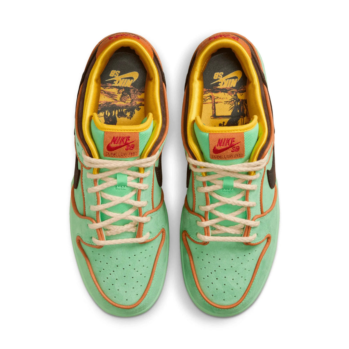 Nike SB Dunk Low Pro Western, tourmaline/baroque brown - monarch - Tiki Room Skateboards - 5