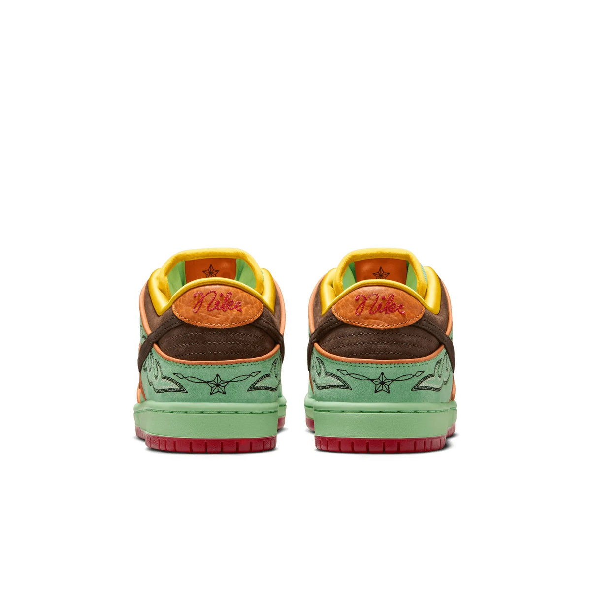 Nike SB Dunk Low Pro Western, tourmaline/baroque brown - monarch - Tiki Room Skateboards - 10