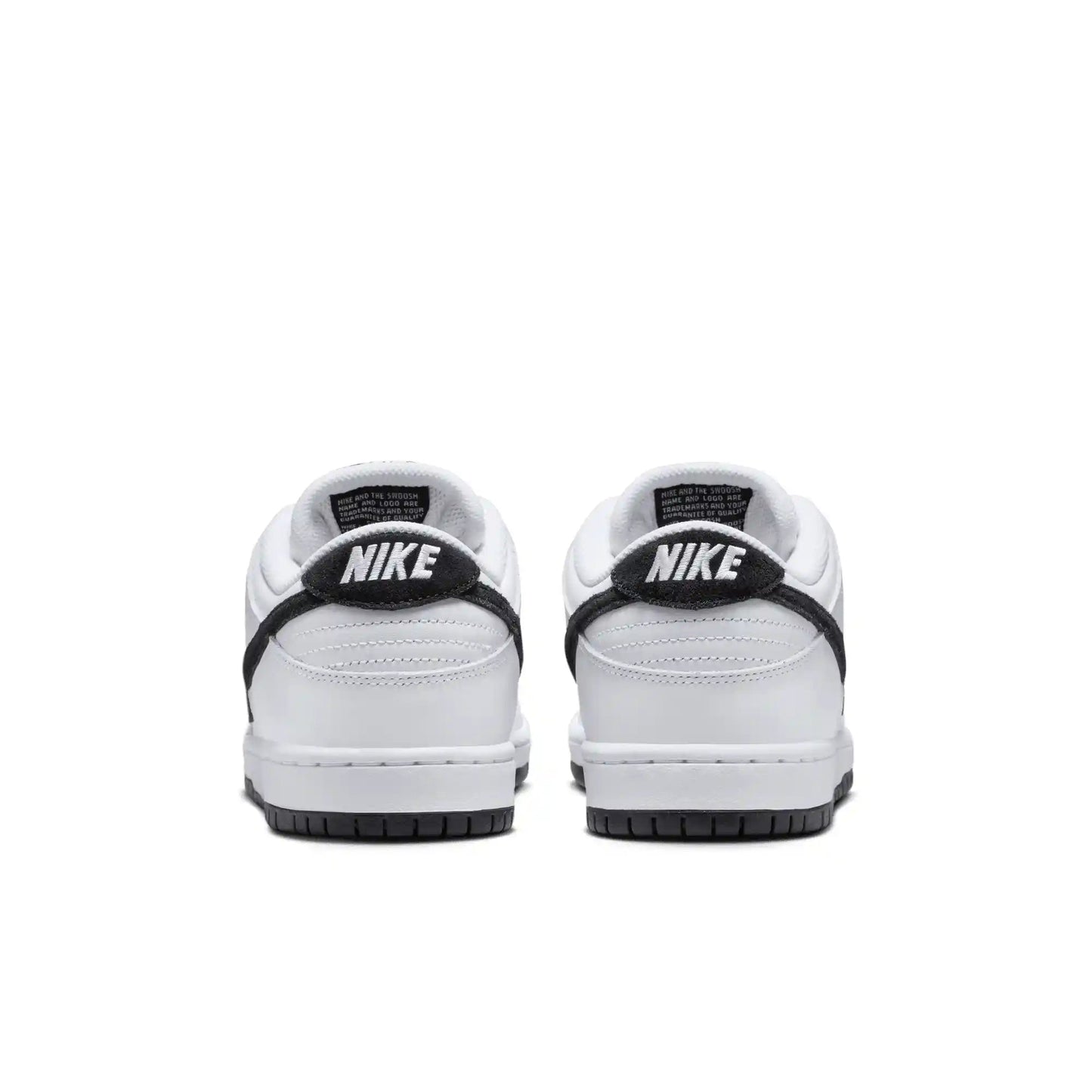 Nike SB Dunk Low Pro, white/black - white - black - Tiki Room Skateboards - 5