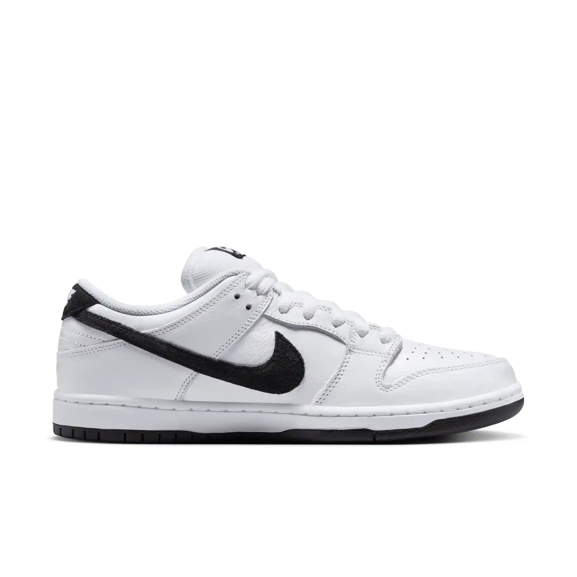 Nike SB Dunk Low Pro, white/black - white - black - Tiki Room Skateboards - 10