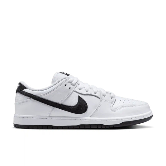 Nike SB Dunk Low Pro, white/black - white - black - Tiki Room Skateboards - 1