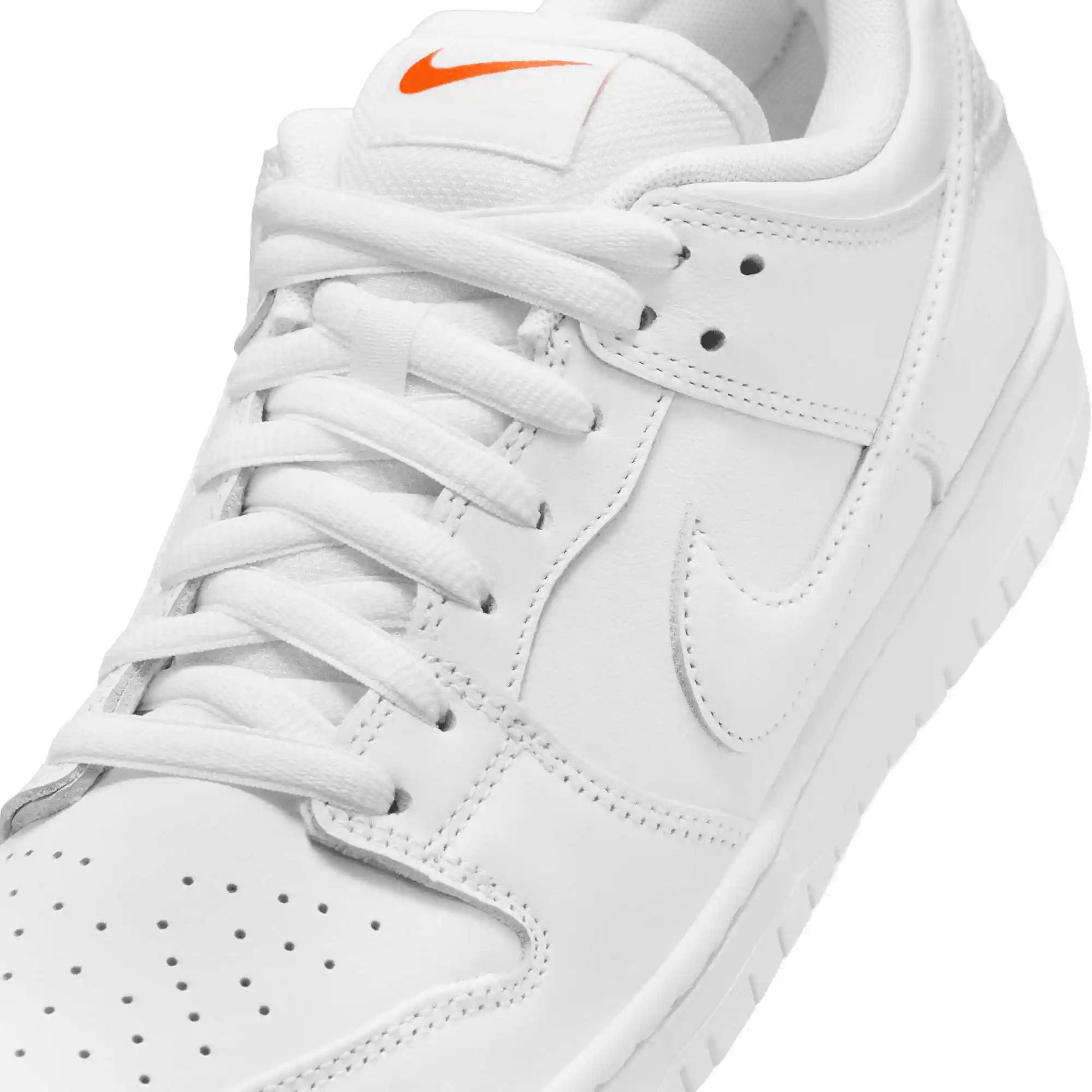 Nike SB Dunk Low Pro, white/white - white - white - Tiki Room Skateboards - 4