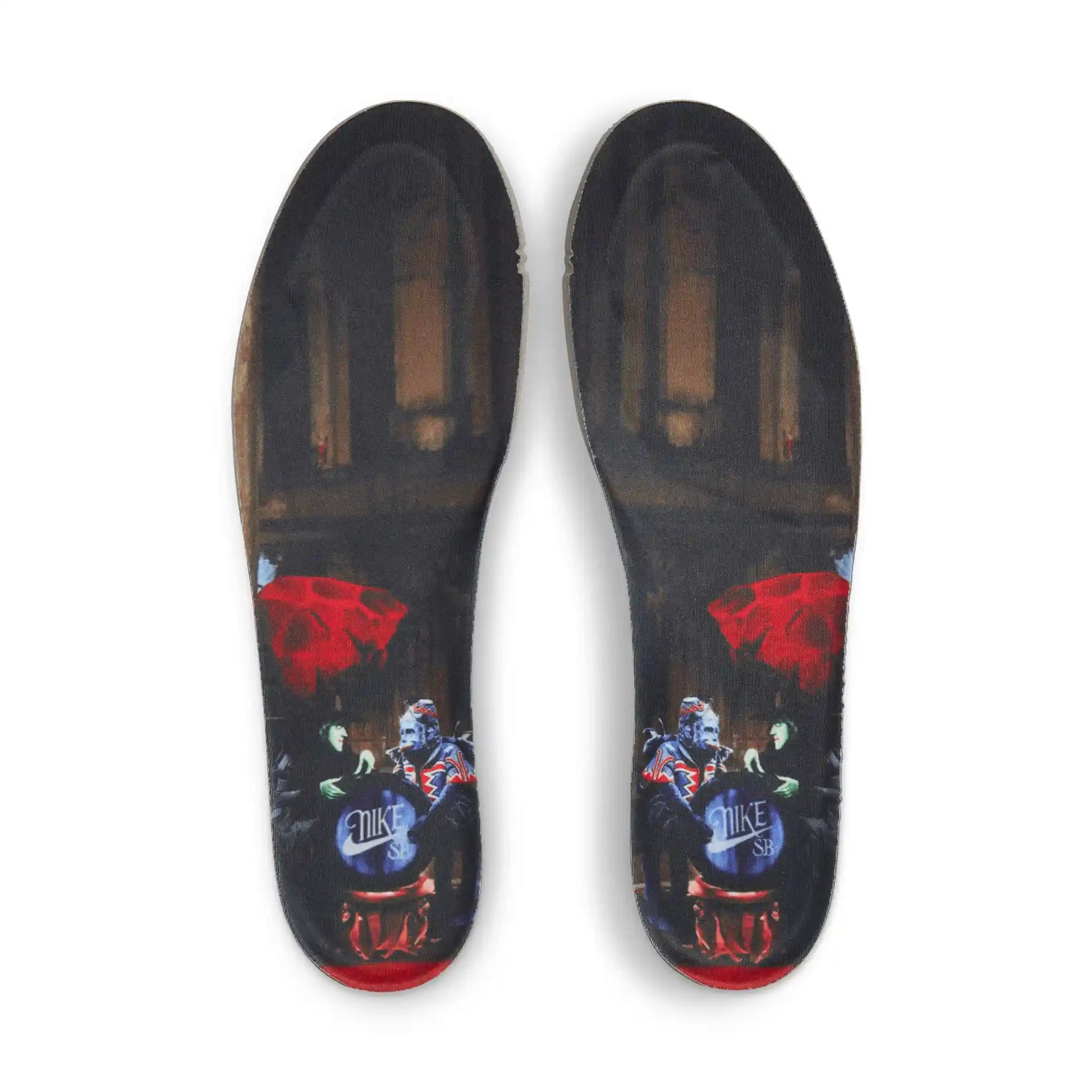 Nike SB Dunk Low Pro Wizard Of Oz, gym red/university red - multi - color - Tiki Room Skateboards - 6