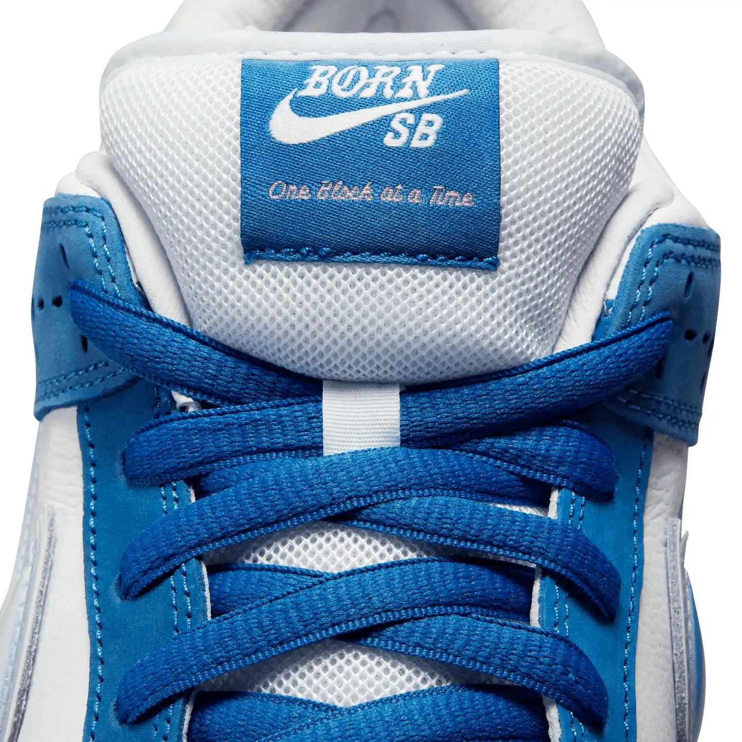 Nike SB Dunk Low Pro X Born X Raised, deep royal/white - black - Tiki Room Skateboards - 13