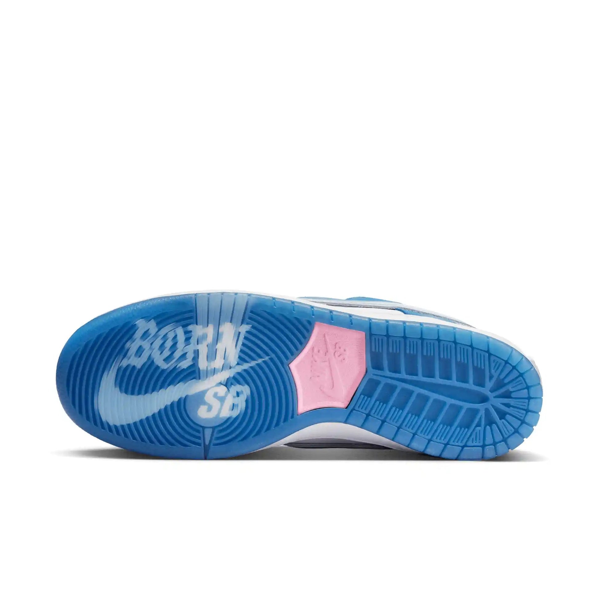 Nike SB Dunk Low Pro X Born X Raised, deep royal/white - black - Tiki Room Skateboards - 5