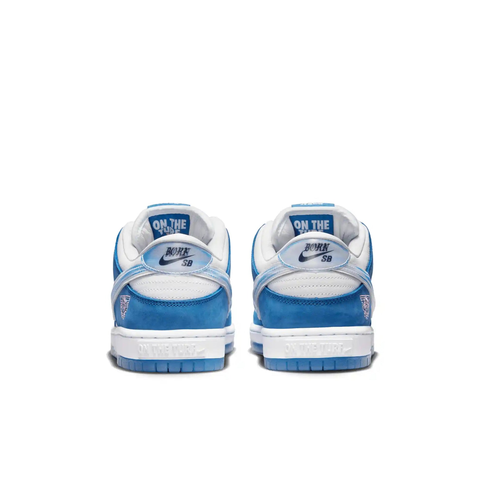 Nike SB Dunk Low Pro X Born X Raised, deep royal/white - black - Tiki Room Skateboards - 6
