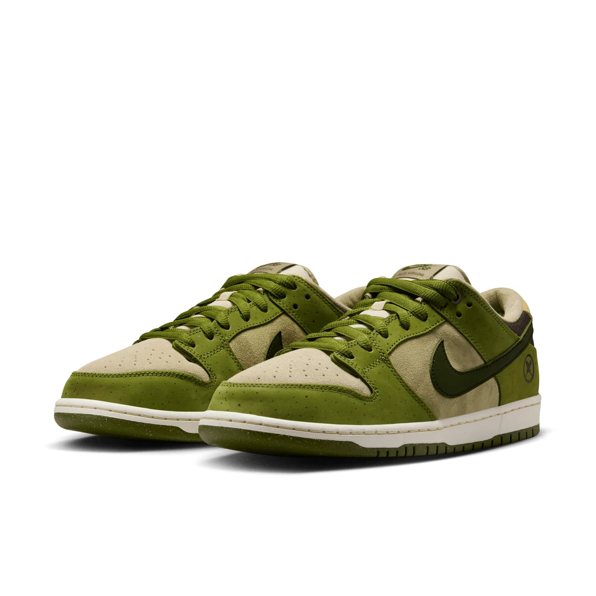 Nike SB Dunk Low Pro Yuto Matcha, asparagus/legion green - lt khaki - Tiki Room Skateboards - 2