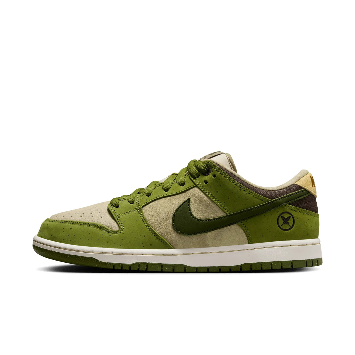 Nike SB Dunk Low Pro Yuto Matcha, asparagus/legion green - lt khaki - Tiki Room Skateboards - 10