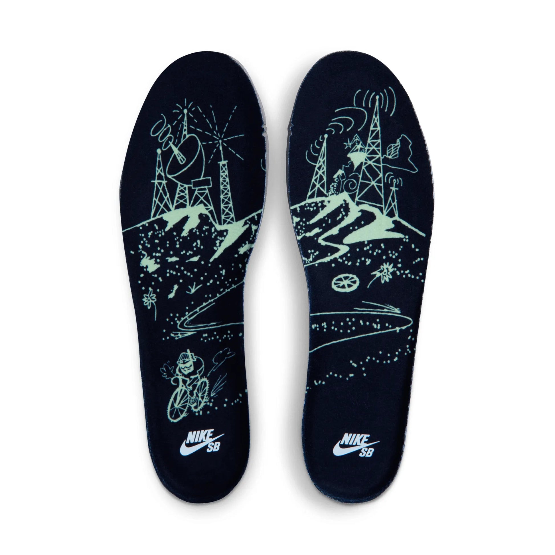 Nike SB Dunk Low "Verdugo Mountain", lt liquid lime/wolf grey - black - Tiki Room Skateboards - 7