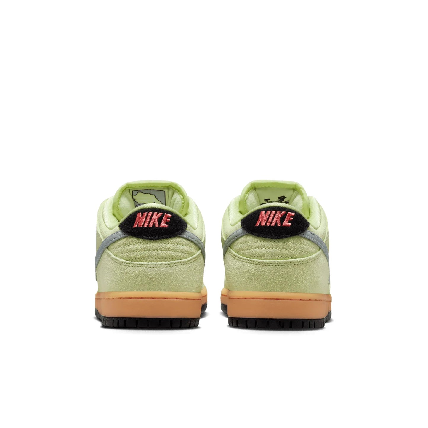 Nike SB Dunk Low "Verdugo Mountain", lt liquid lime/wolf grey - black - Tiki Room Skateboards - 5