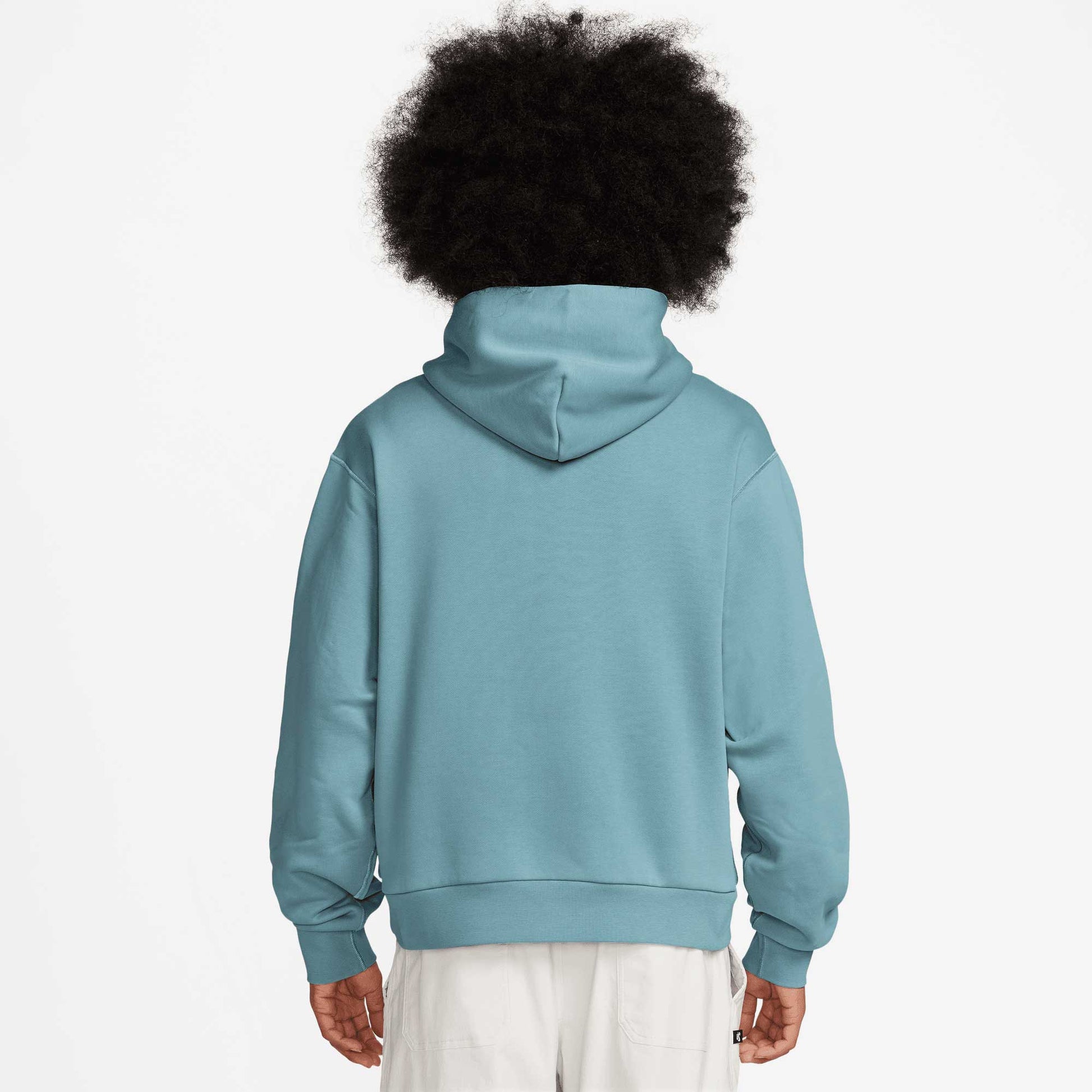 Nike SB Embroidered Pullover Hoodie, denim turq/white - Tiki Room Skateboards - 6