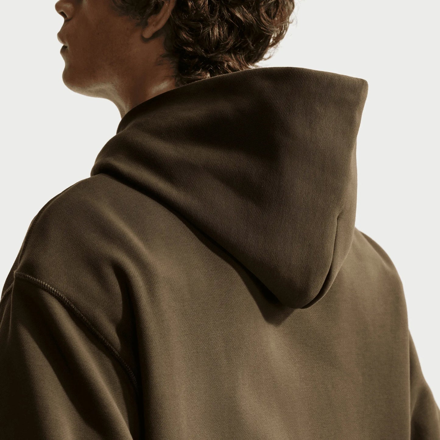 Nike SB Fleece Pullover Skate Hoodie, dark hazel/white - Tiki Room Skateboards - 5