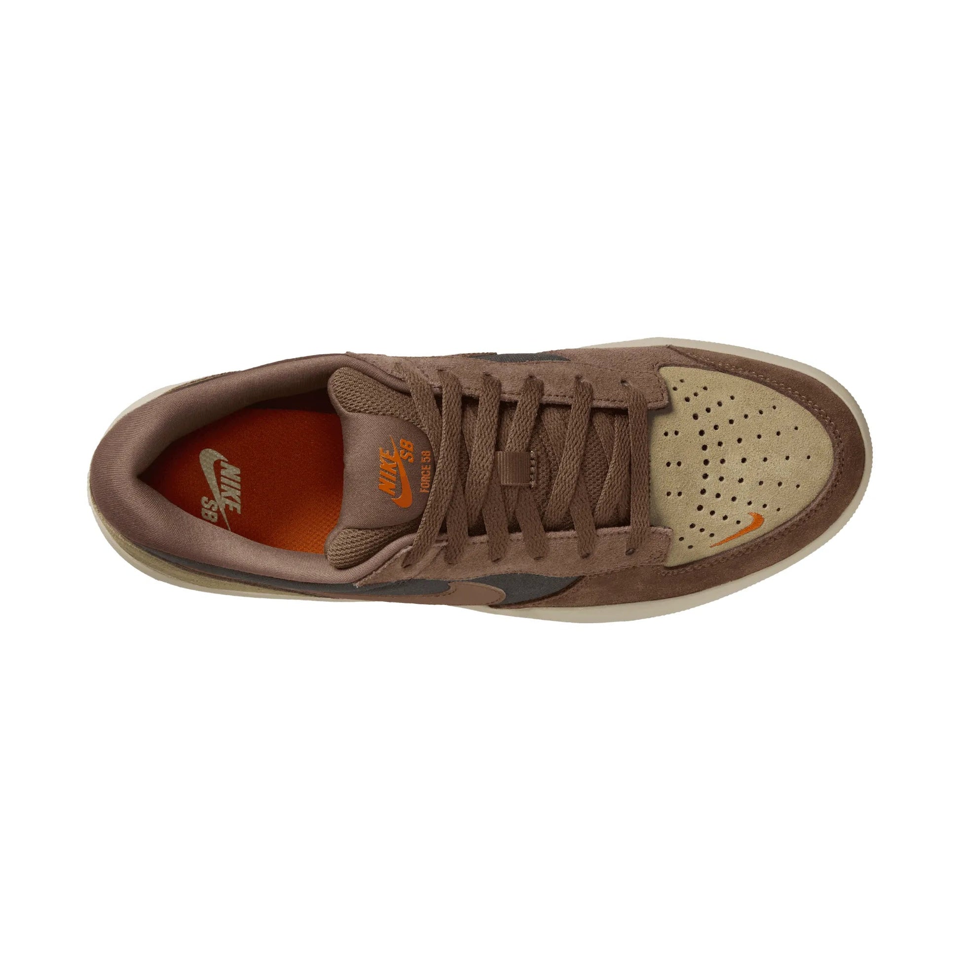 Nike SB Force 58, baroque brown/mosswood brown - Tiki Room Skateboards - 8