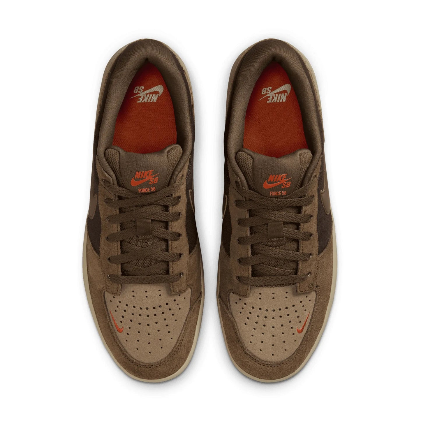 Nike SB Force 58, baroque brown/mosswood brown - Tiki Room Skateboards - 5