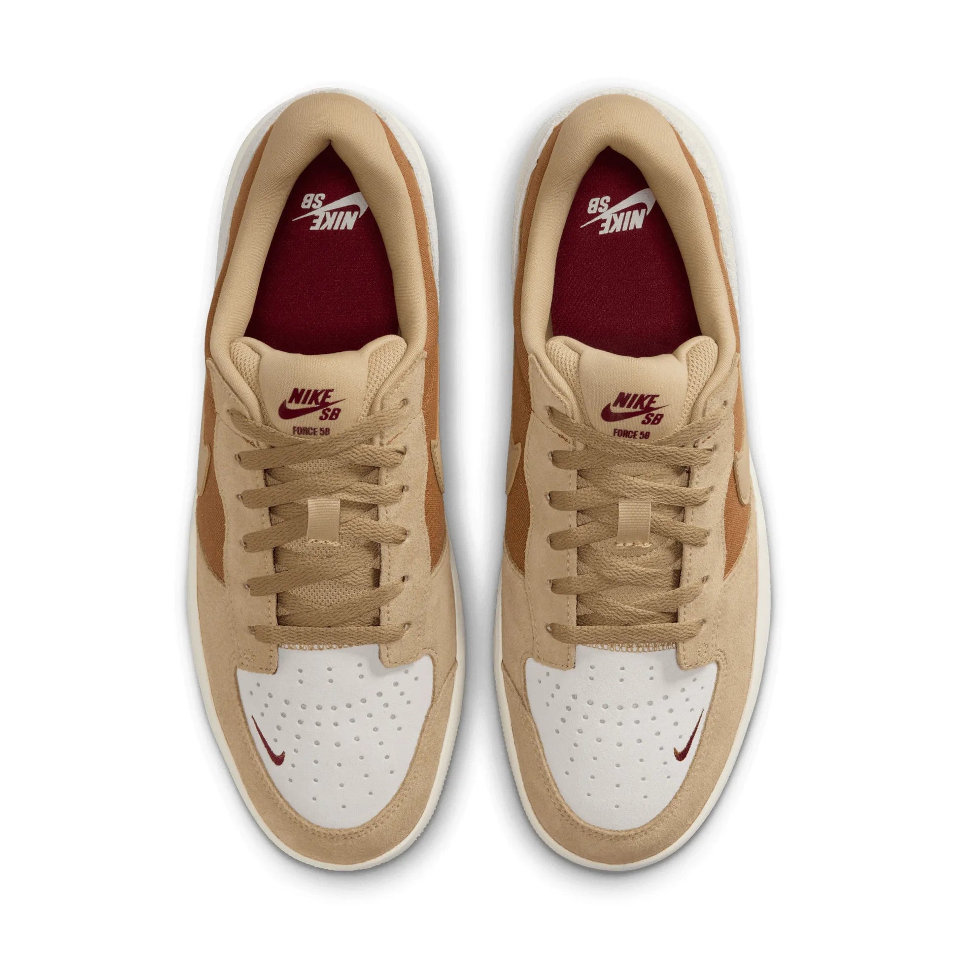 Nike SB Force 58, lt british tan/parachute beige - Tiki Room Skateboards - 5