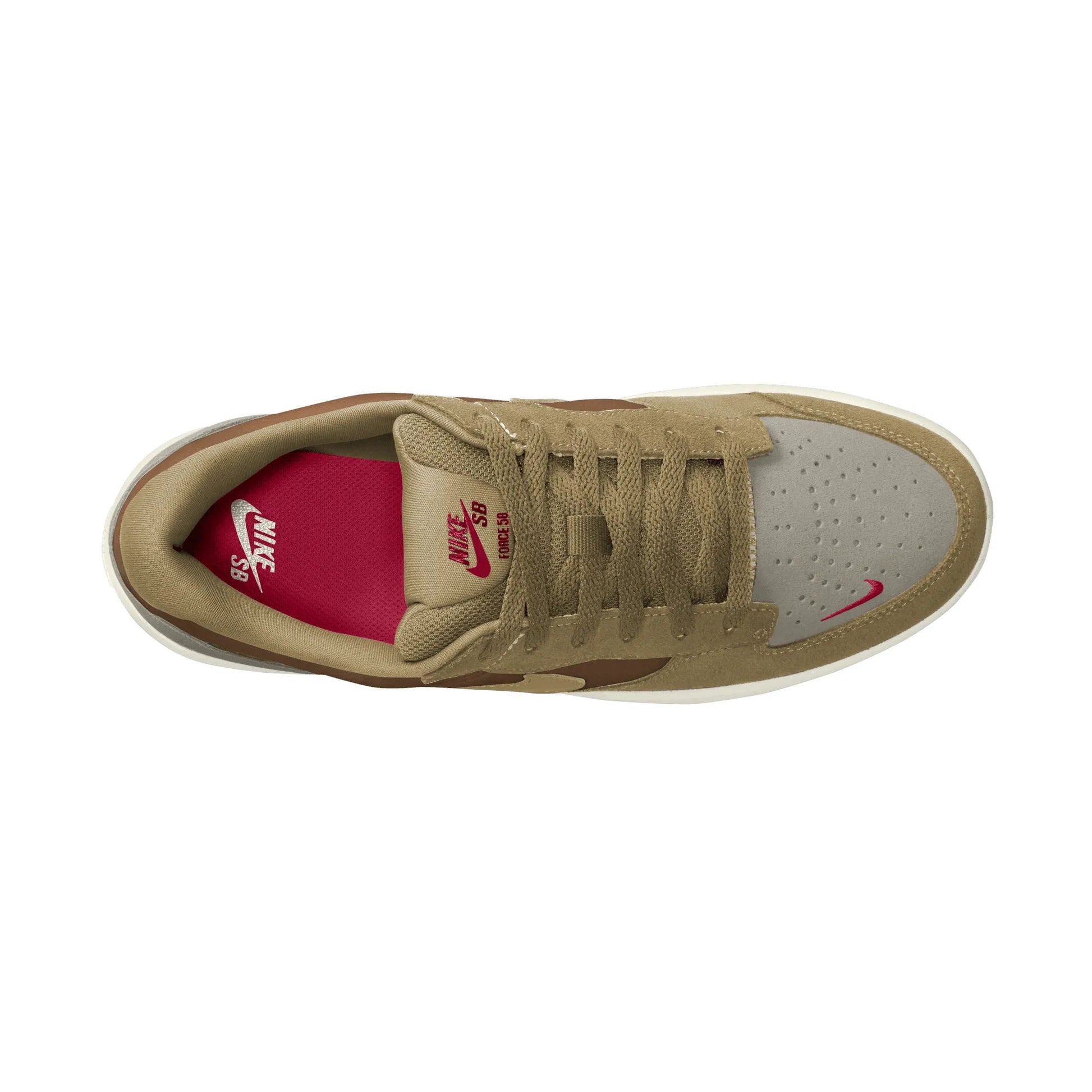 Nike SB Force 58, lt british tan/parachute beige - Tiki Room Skateboards - 7