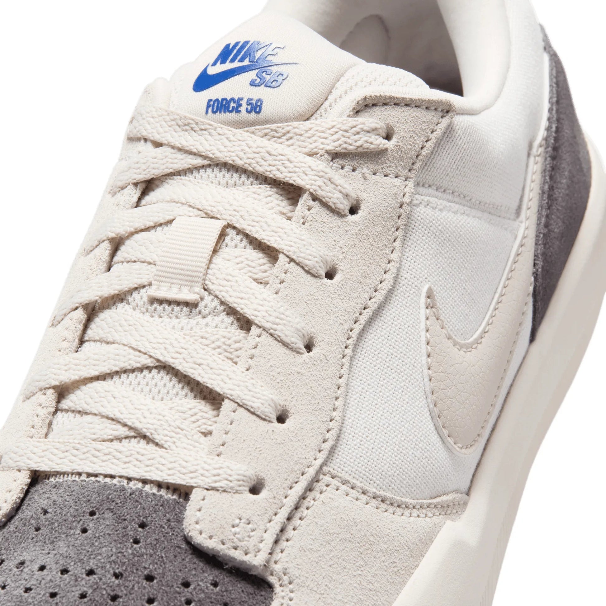 Nike SB Force 58, phantom/lt orewood brn-pencil point - Tiki Room Skateboards - 3