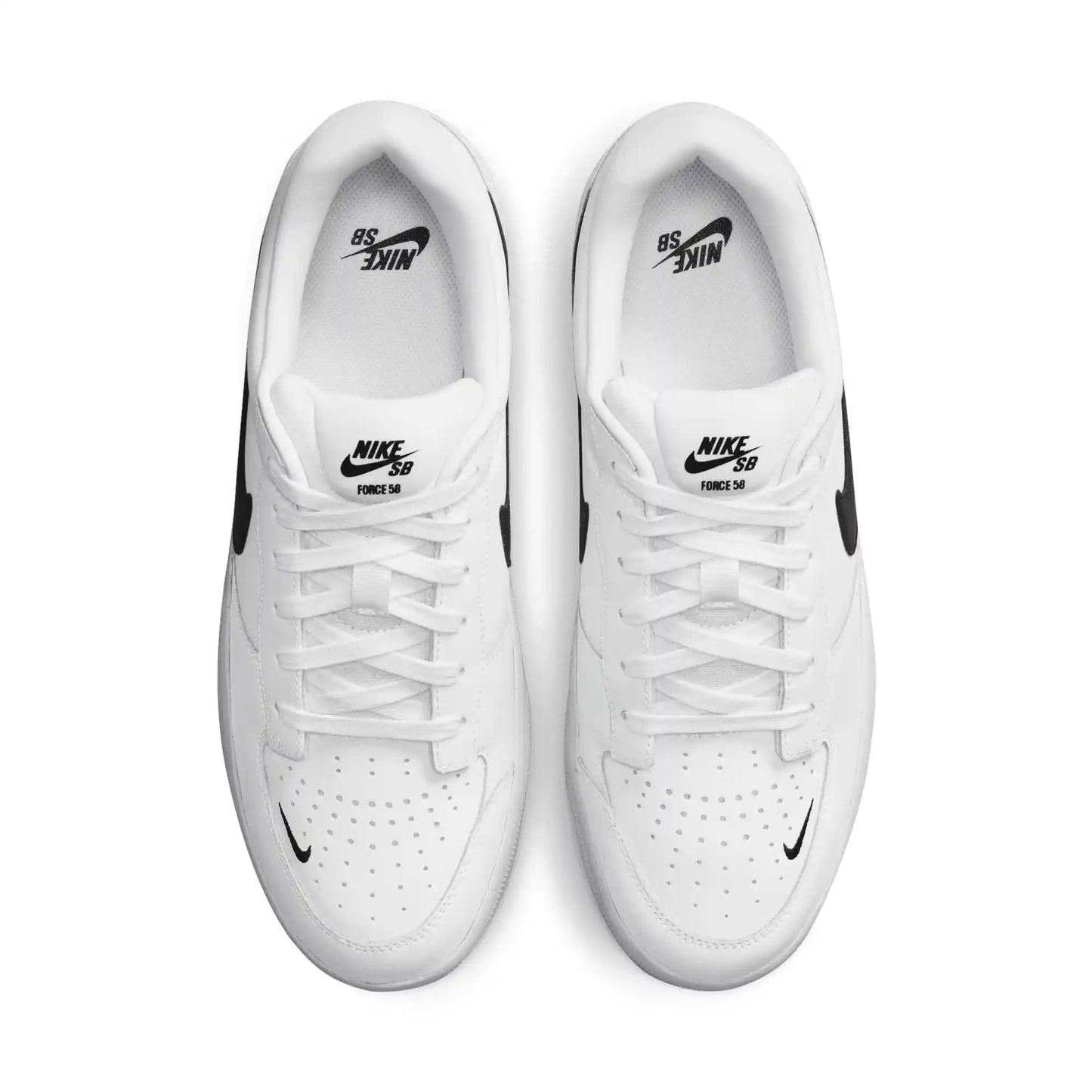 Nike SB Force 58 Premium, white/black - white - white - Tiki Room Skateboards - 5