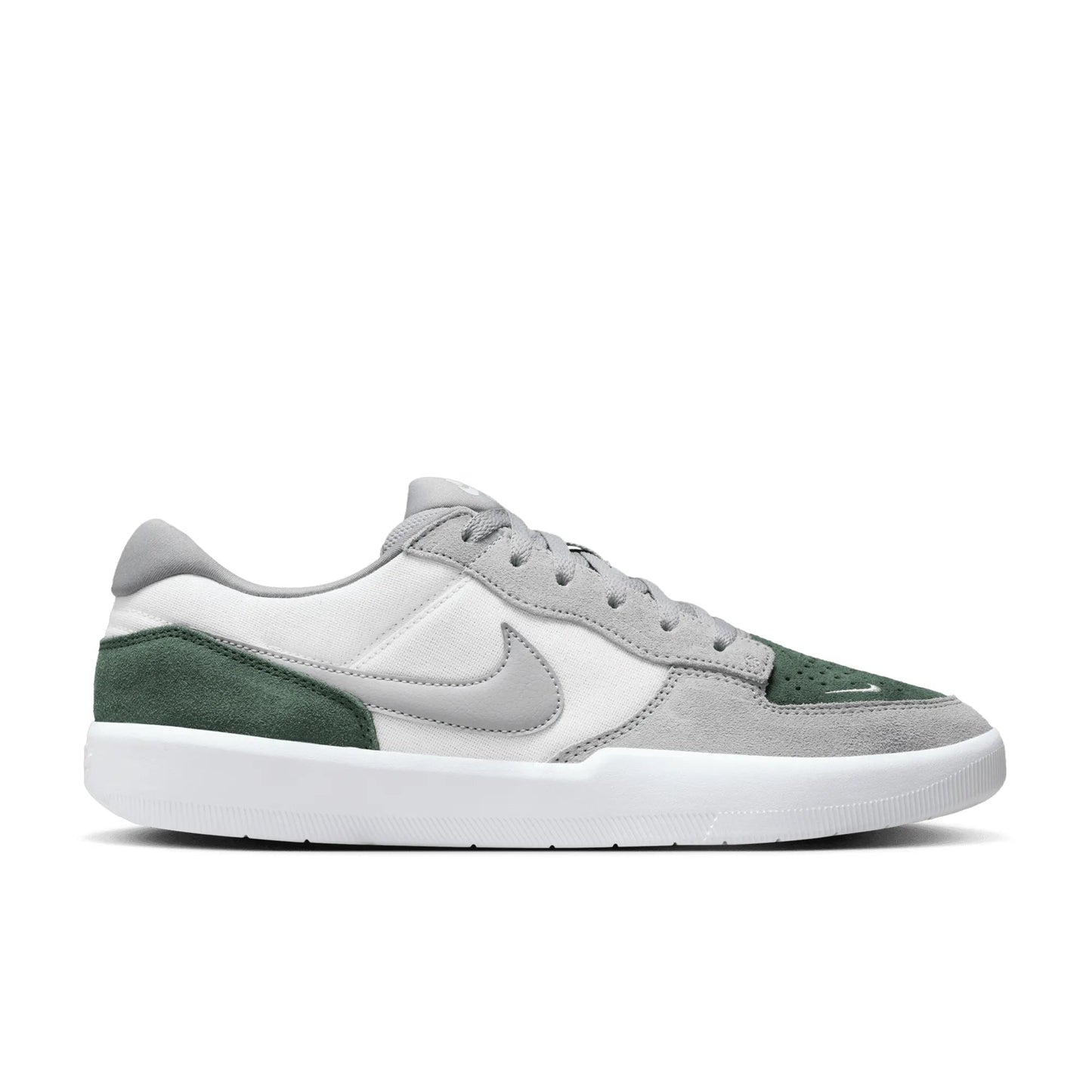 Nike SB Force 58, white/flt silver - fir - white - Tiki Room Skateboards - 1