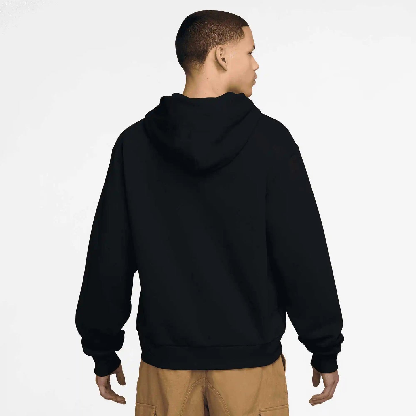 Nike SB Full - Zip Fleece Skate Hoodie, black/white - Tiki Room Skateboards - 3