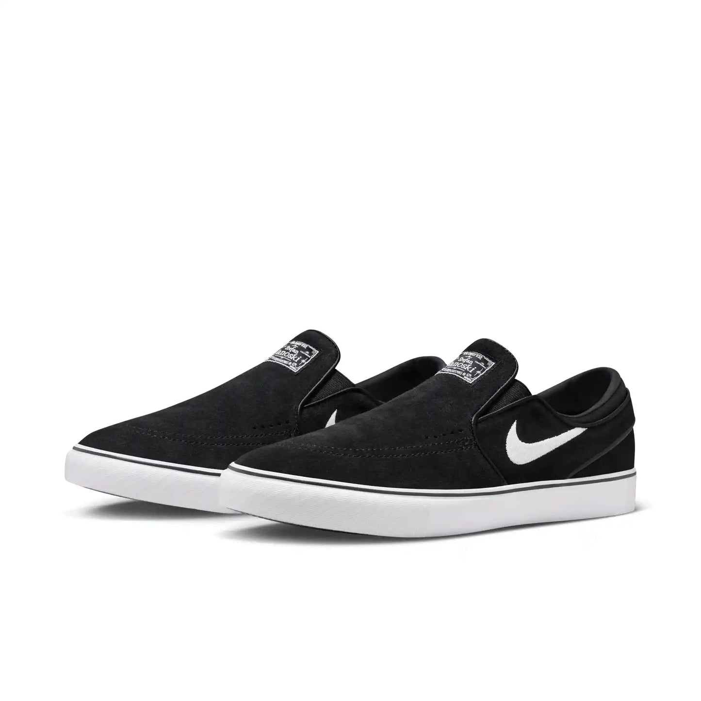 Nike SB Janoski+ Slip, black/white-black-black - Tiki Room Skateboards - 2