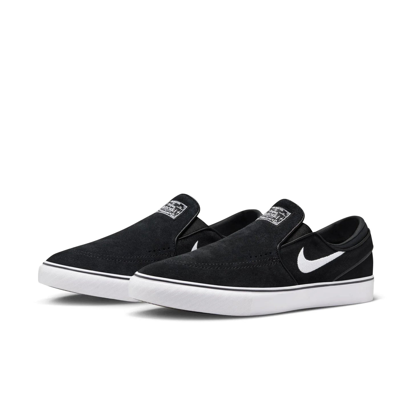 Nike SB Janoski+ Slip, black/white - black - black - Tiki Room Skateboards - 2