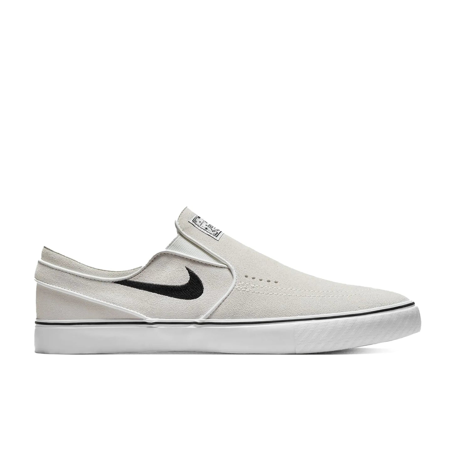 Nike SB Janoski+ Slip, summit white/black - Tiki Room Skateboards - 1