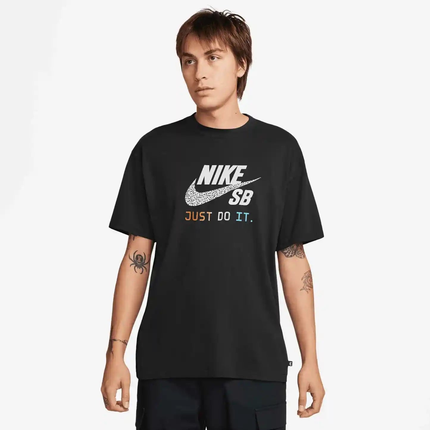 Nike SB Just Do It OLY Tee, black - Tiki Room Skateboards - 1