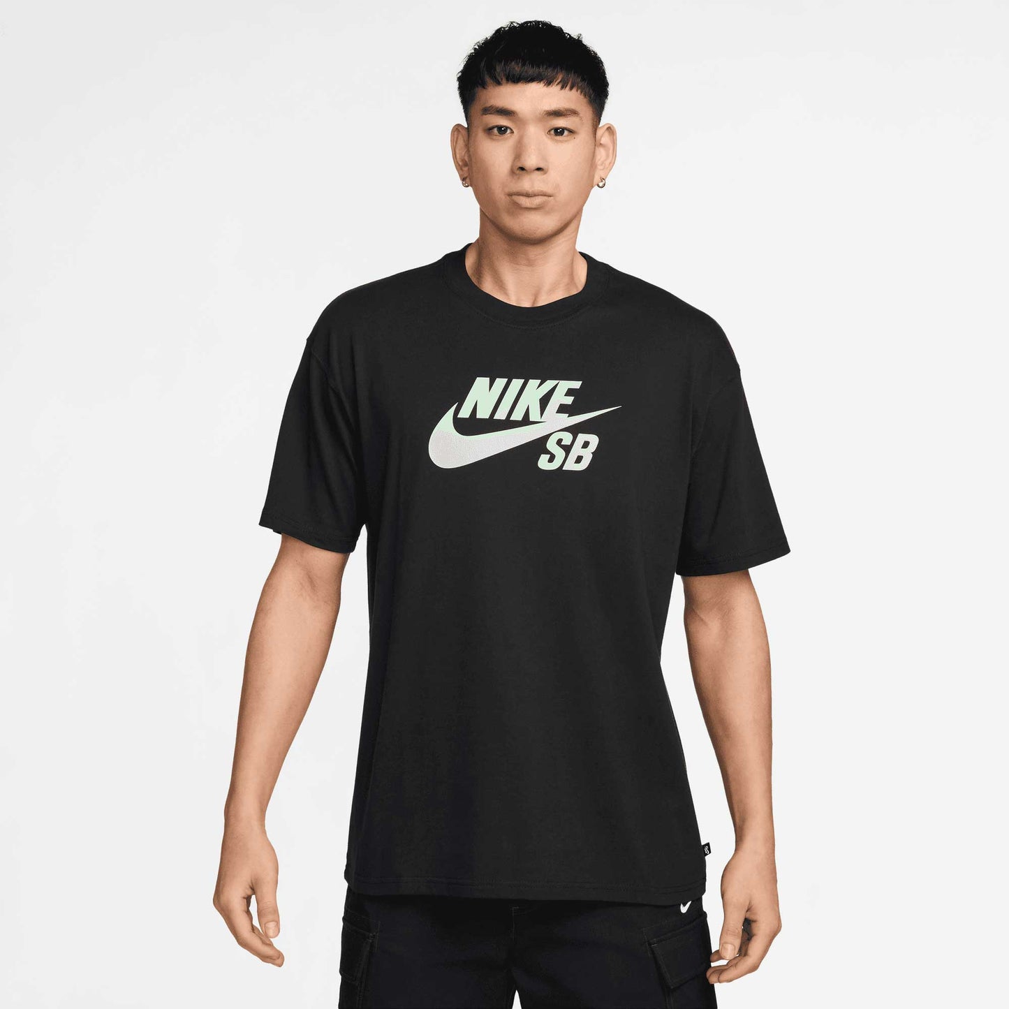 Nike SB Logo Skate T-Shirt, black - Tiki Room Skateboards - 2