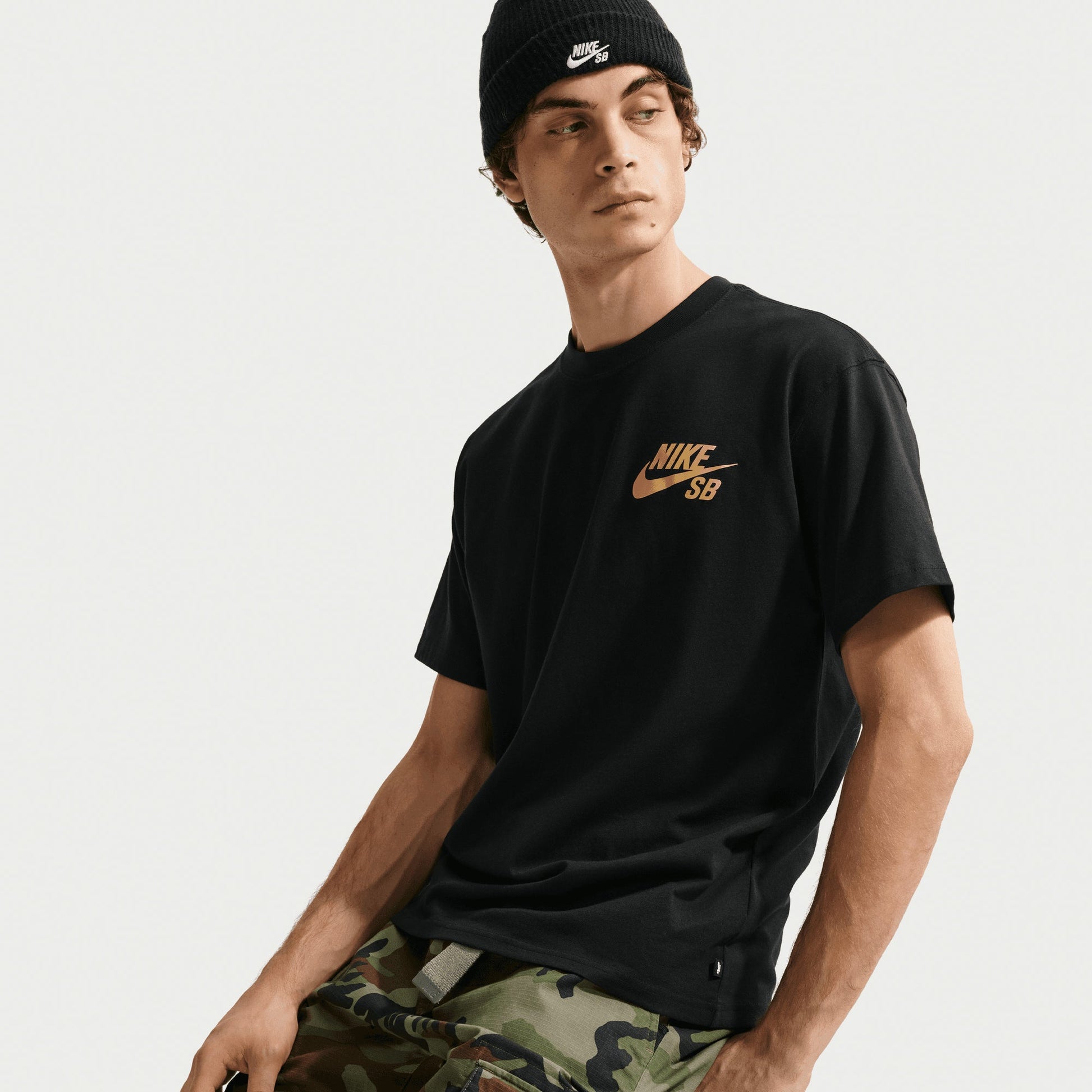 Nike SB Logo Skate T-Shirt, black - Tiki Room Skateboards - 3