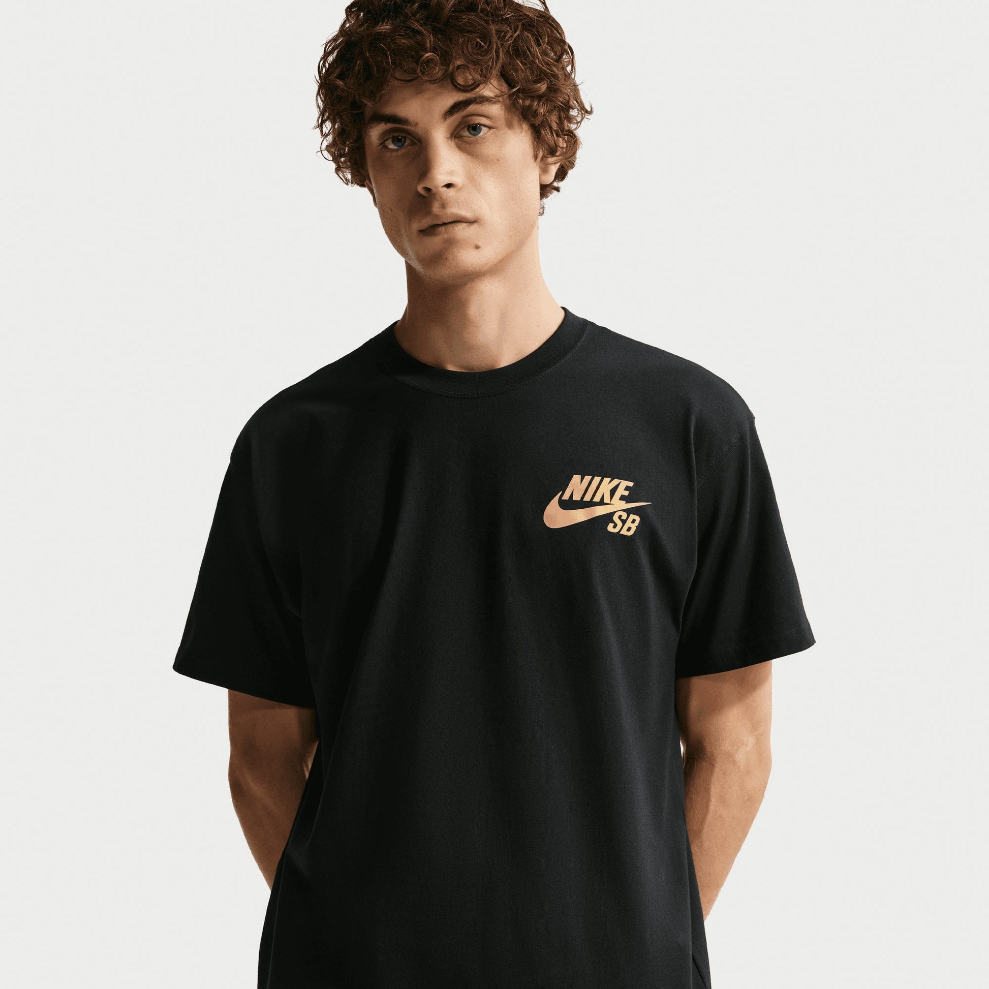 Nike SB Logo Skate T-Shirt, black - Tiki Room Skateboards - 1