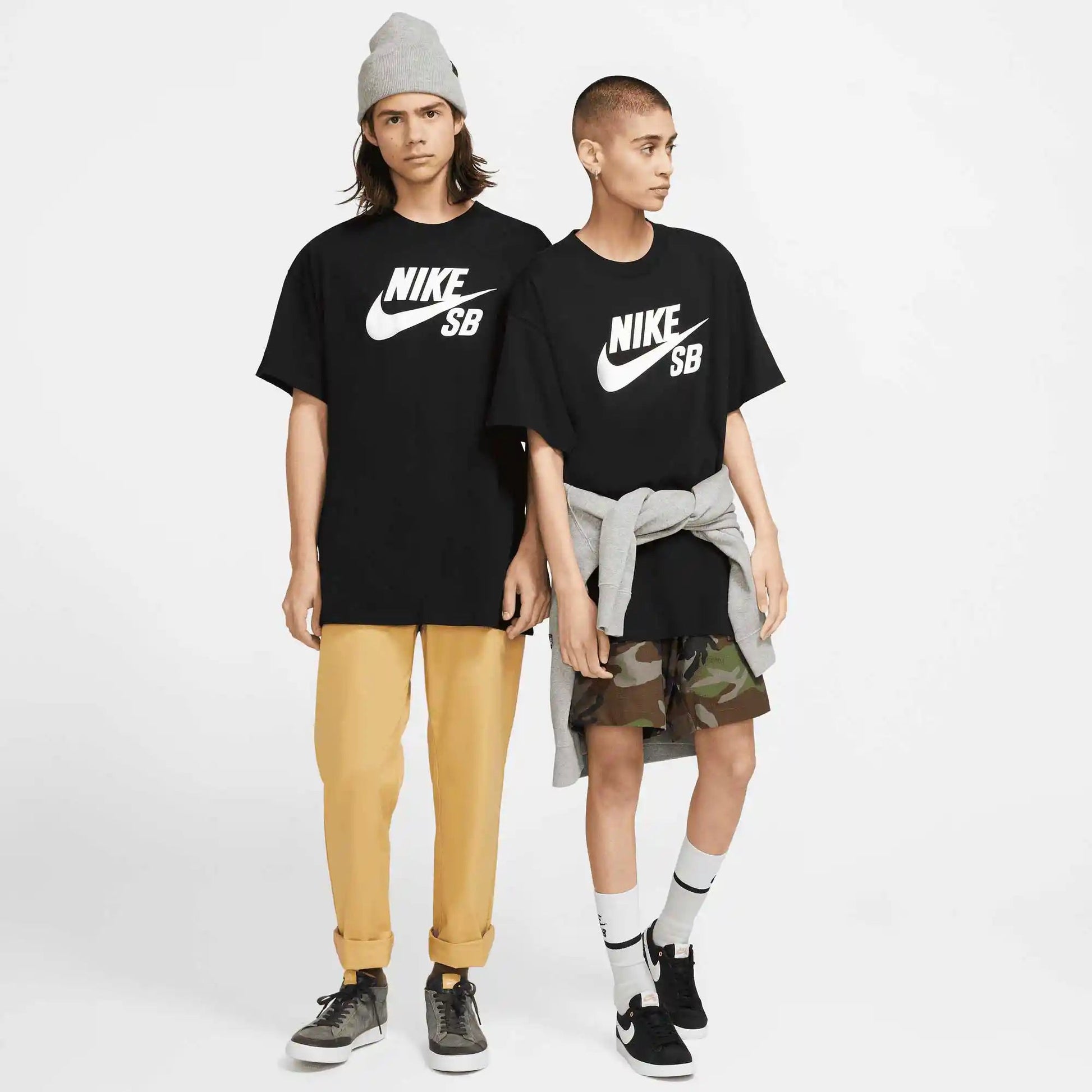 Nike SB Logo Skate T - Shirt, black/white - Tiki Room Skateboards - 5